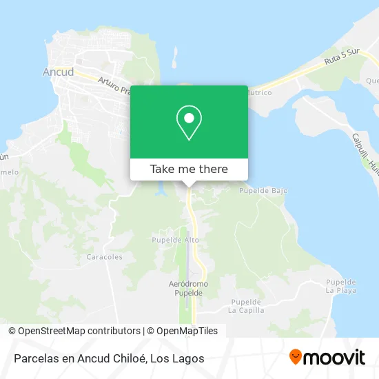 Parcelas en Ancud Chiloé map