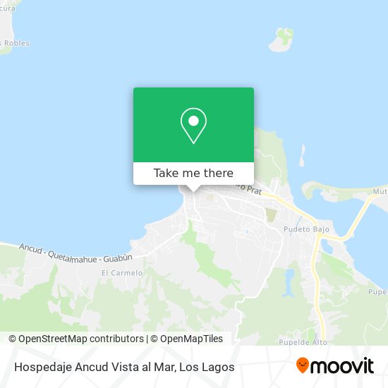 Hospedaje Ancud Vista al Mar map