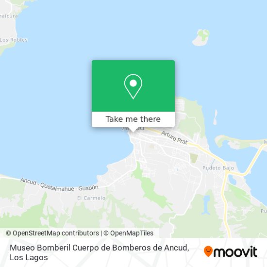 Mapa de Museo Bomberil Cuerpo de Bomberos de Ancud