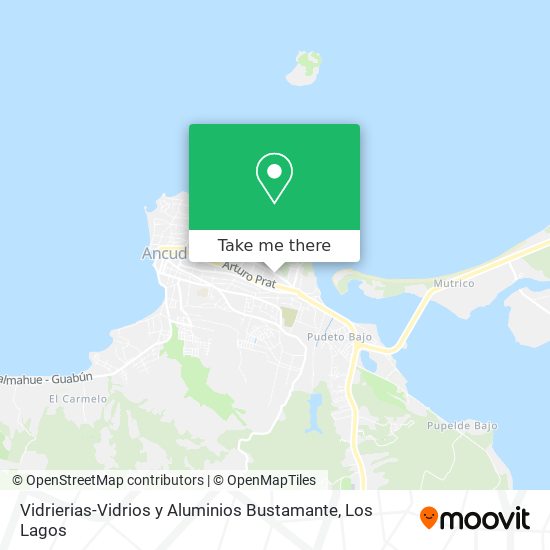 Mapa de Vidrierias-Vidrios y Aluminios Bustamante