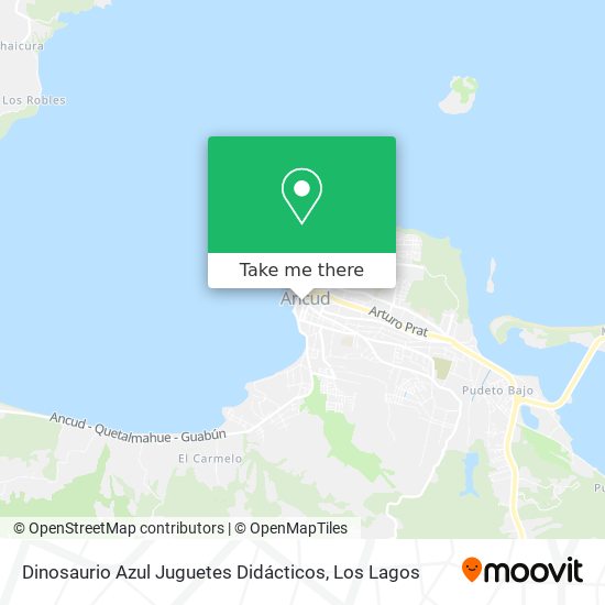 Dinosaurio Azul Juguetes Didácticos map