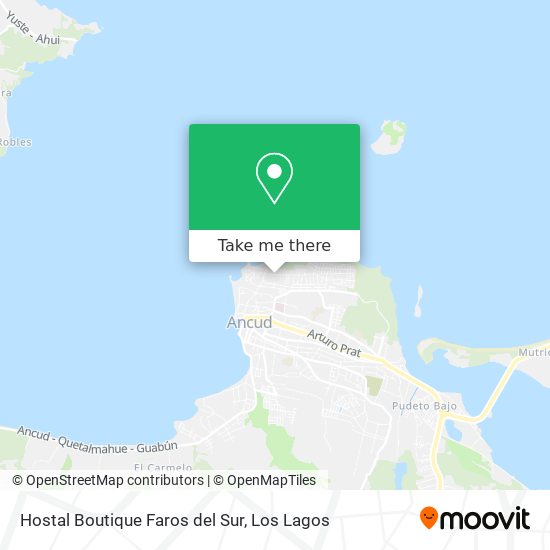 Hostal Boutique Faros del Sur map