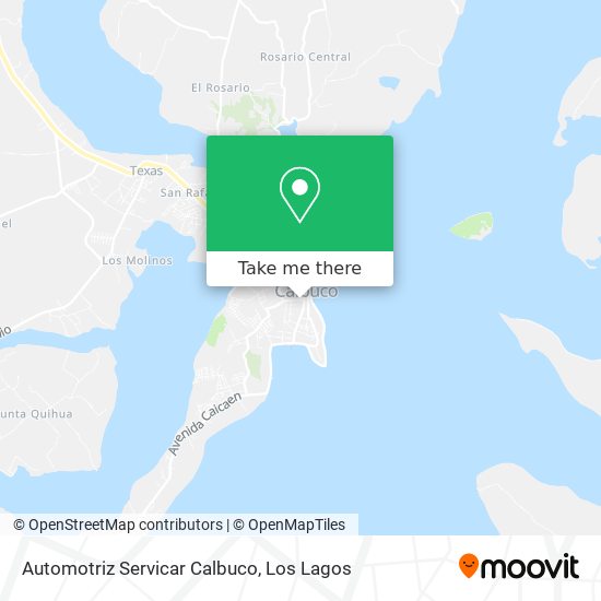 Automotriz Servicar Calbuco map