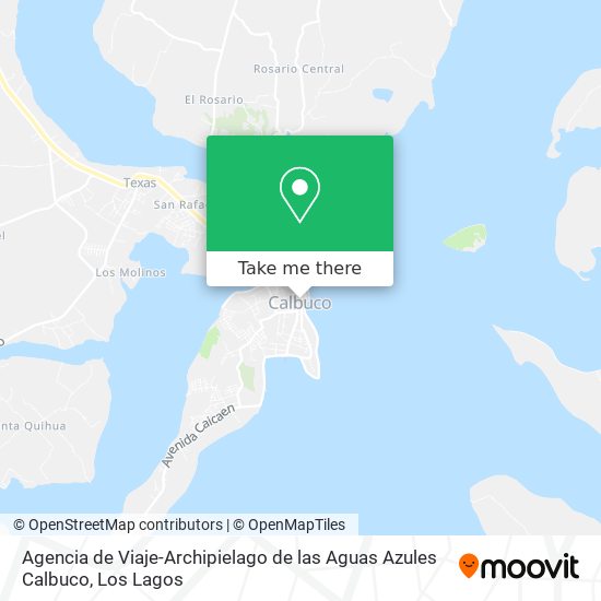 Agencia de Viaje-Archipielago de las Aguas Azules Calbuco map