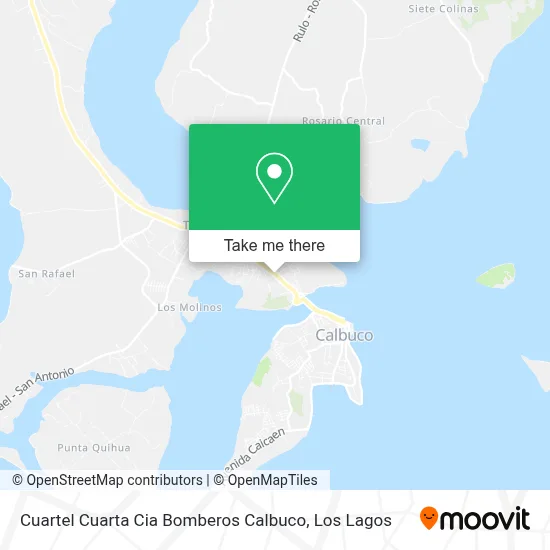 Cuartel Cuarta Cia Bomberos Calbuco map