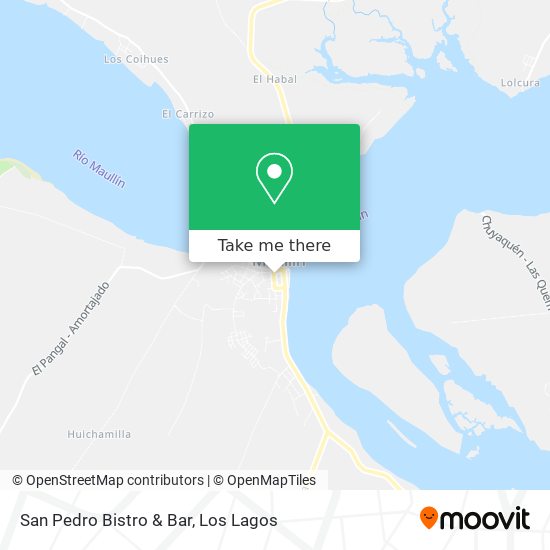 Mapa de San Pedro Bistro & Bar
