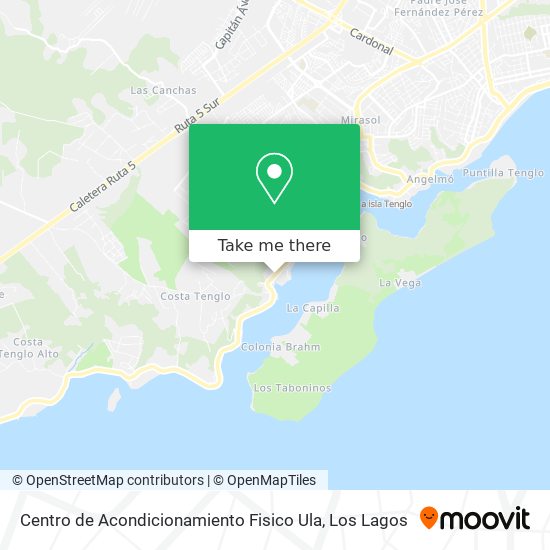 Centro de Acondicionamiento Fisico Ula map