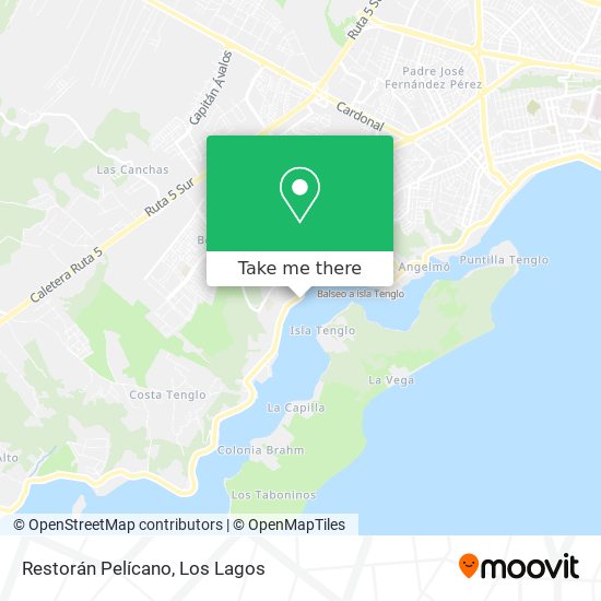 Restorán Pelícano map