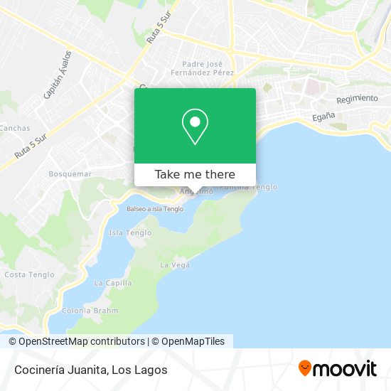 Cocinería Juanita map