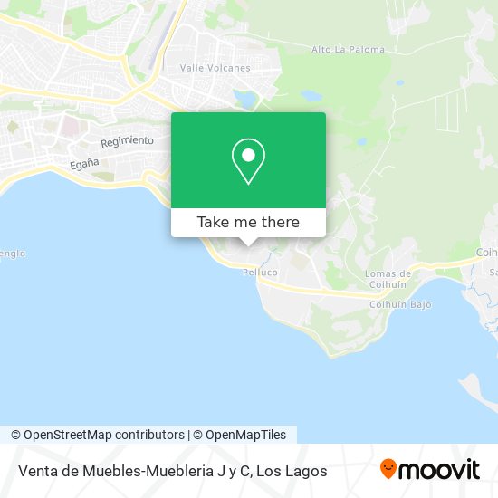 Venta de Muebles-Muebleria J y C map