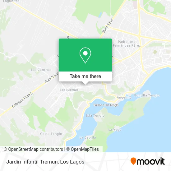 Jardín Infantil Tremun map