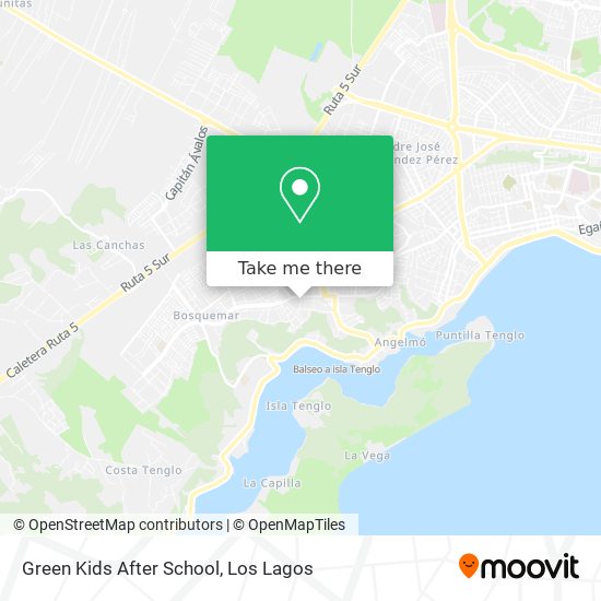Mapa de Green Kids After School