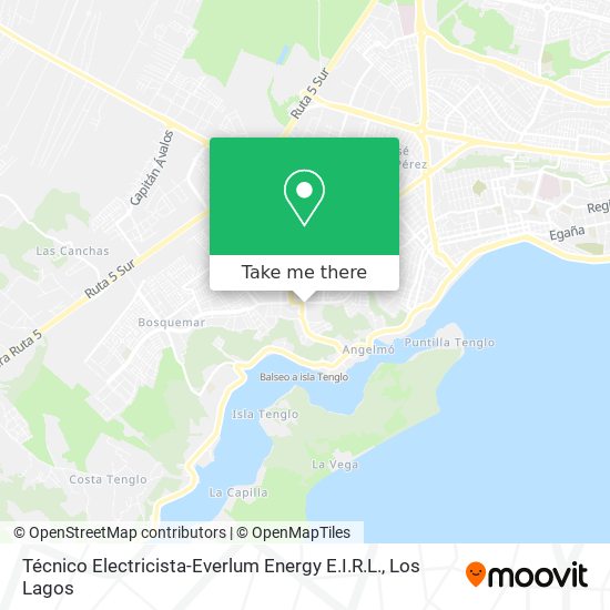 Mapa de Técnico Electricista-Everlum Energy E.I.R.L.
