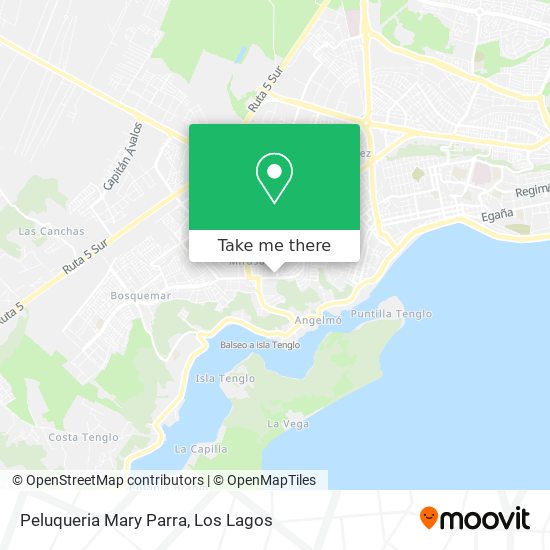 Peluqueria Mary Parra map