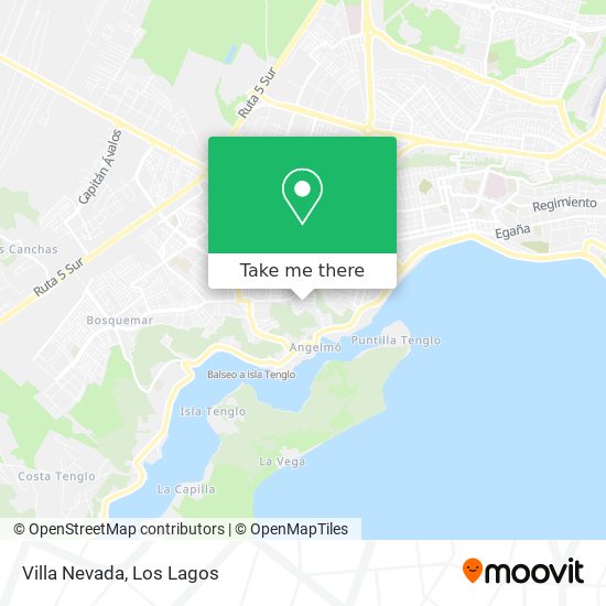 Mapa de Villa Nevada