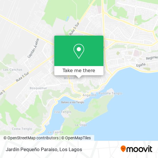 Mapa de Jardín Pequeño Paraíso