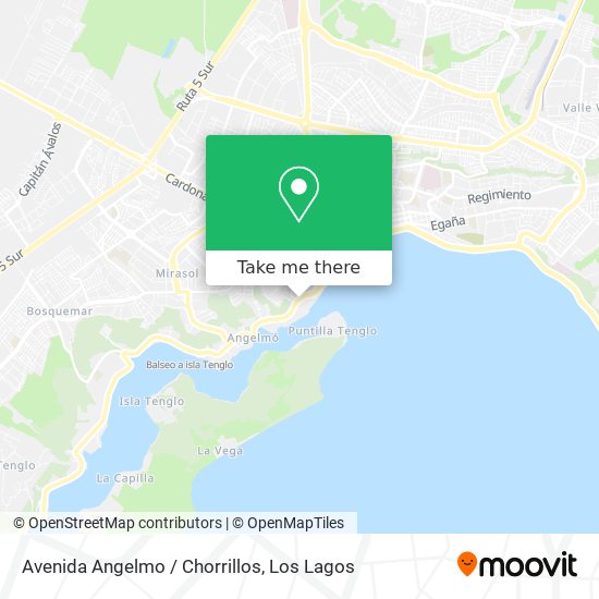 Avenida Angelmo / Chorrillos map