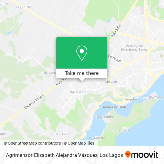 Agrimensor-Elizabeth Alejandra Vásquez map