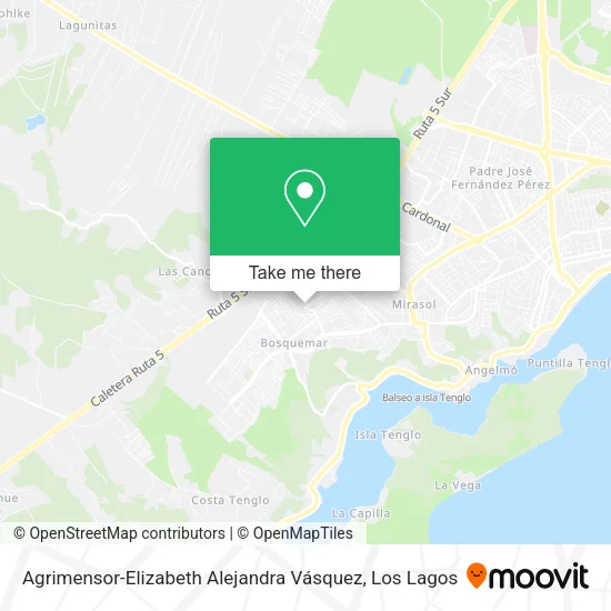 Agrimensor-Elizabeth Alejandra Vásquez map