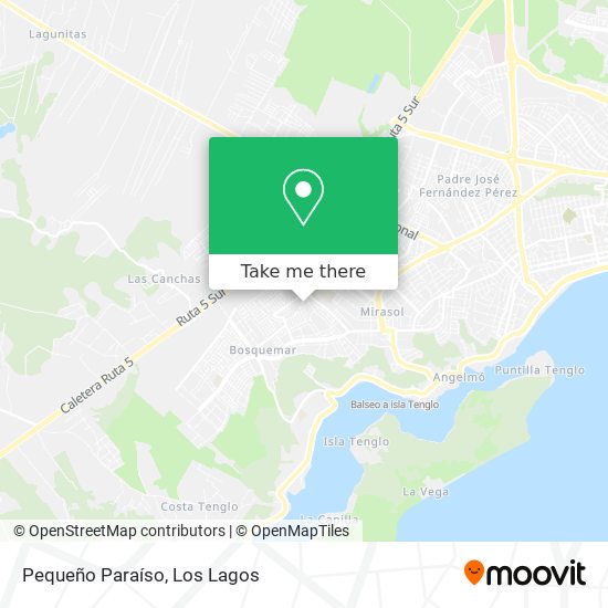 Mapa de Pequeño Paraíso