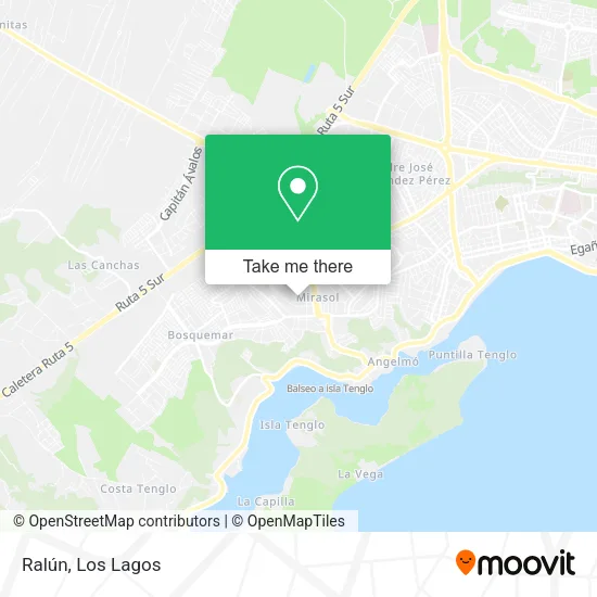 Ralún map