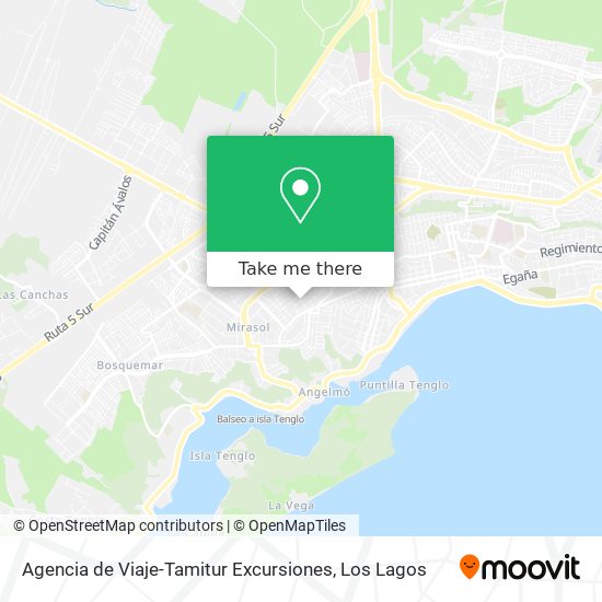 Agencia de Viaje-Tamitur Excursiones map