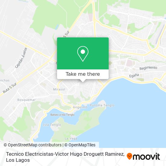 Tecnico Electricistas-Victor Hugo Droguett Ramirez map