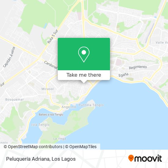 Mapa de Peluquería Adriana