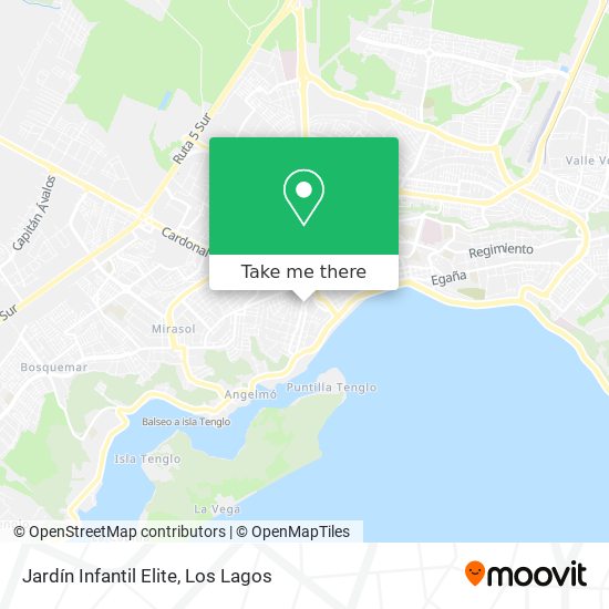 Jardín Infantil Elite map