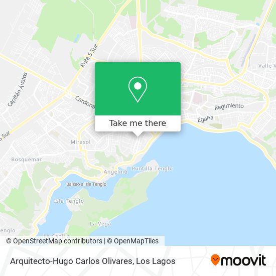 Arquitecto-Hugo Carlos Olivares map