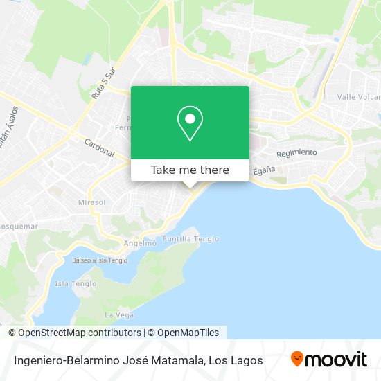 Mapa de Ingeniero-Belarmino José Matamala