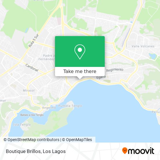 Mapa de Boutique Brillos