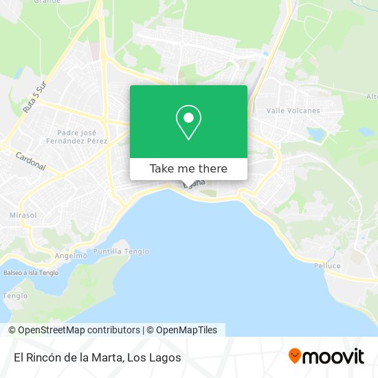 Mapa de El Rincón de la Marta