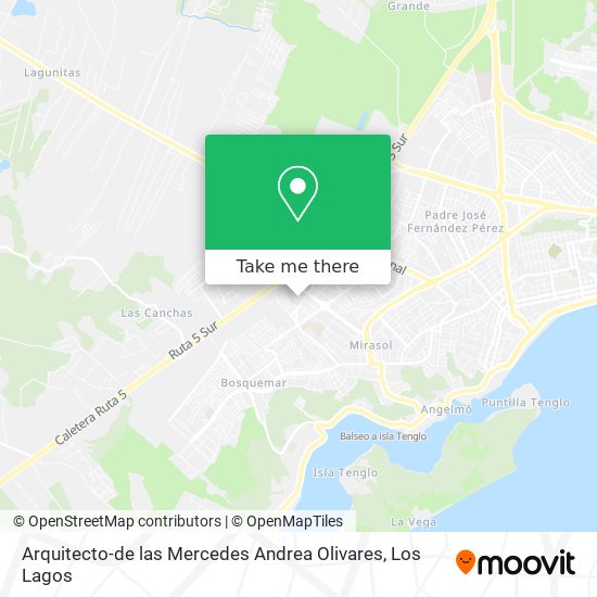 Arquitecto-de las Mercedes Andrea Olivares map