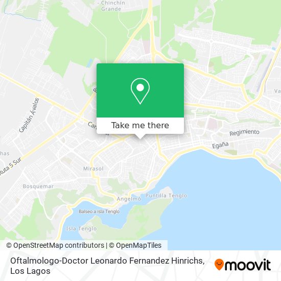 Mapa de Oftalmologo-Doctor Leonardo Fernandez Hinrichs