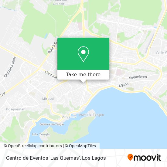 Centro de Eventos 'Las Quemas' map