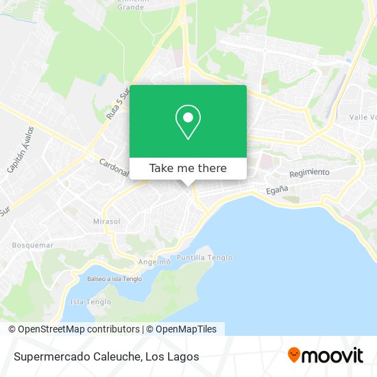Mapa de Supermercado Caleuche