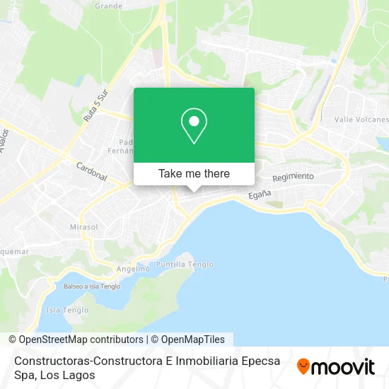 Mapa de Constructoras-Constructora E Inmobiliaria Epecsa Spa