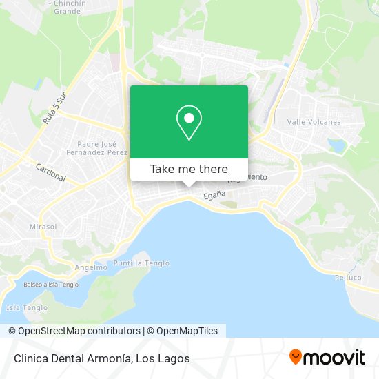 Mapa de Clinica Dental Armonía