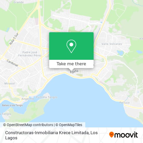 Constructoras-Inmobiliaria Krece Limitada map
