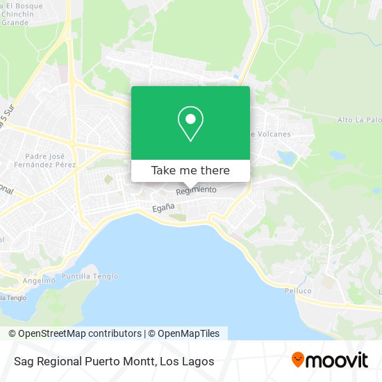 Sag Regional Puerto Montt map