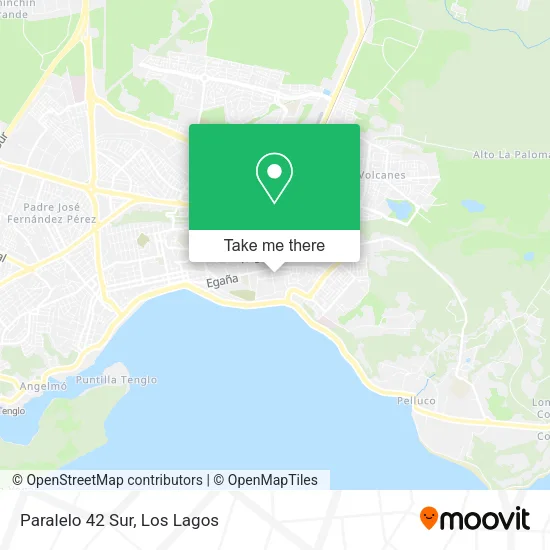Paralelo 42 Sur map