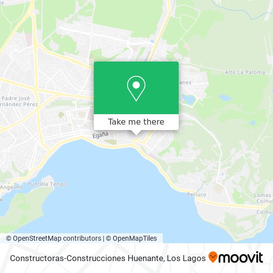 Mapa de Constructoras-Construcciones Huenante