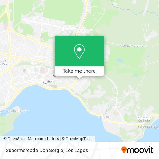 Mapa de Supermercado Don Sergio