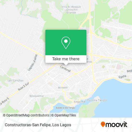 Constructoras-San Felipe map