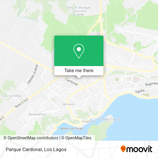 Parque Cardonal map