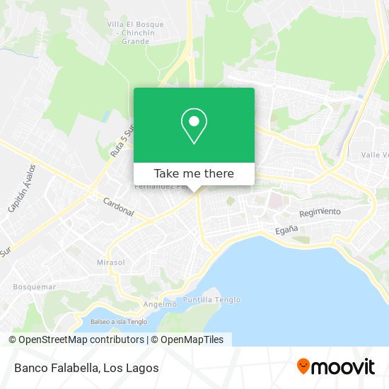 Mapa de Banco Falabella