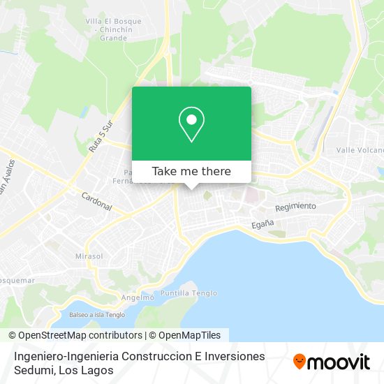 Mapa de Ingeniero-Ingenieria Construccion E Inversiones Sedumi