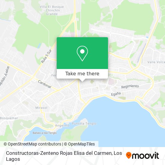 Constructoras-Zenteno Rojas Elisa del Carmen map