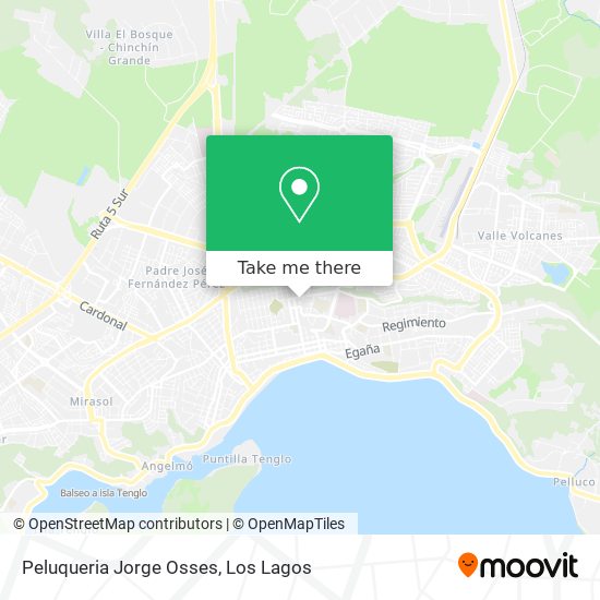 Peluqueria Jorge Osses map